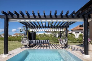 Pool - Villa Sueño de Mar- 3 bedrooms-Green Village Cap Cana (Cap Cana)