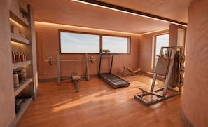 Fitness facility - Villa Verdejo Sitges · Luxury 8-Bedroom, 9-Bathroom Villa with Pool & Spa (Olivella)
