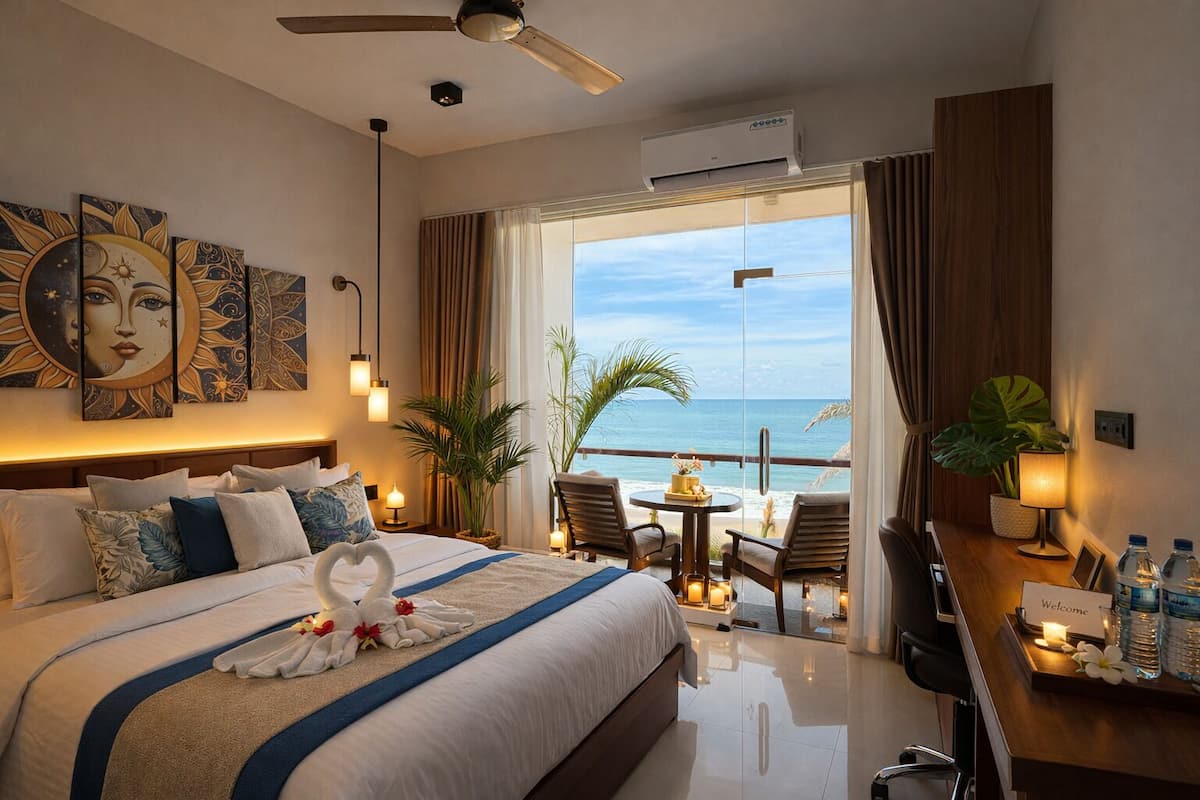 Deluxe-Doppelzimmer, Balkon, Meerblick