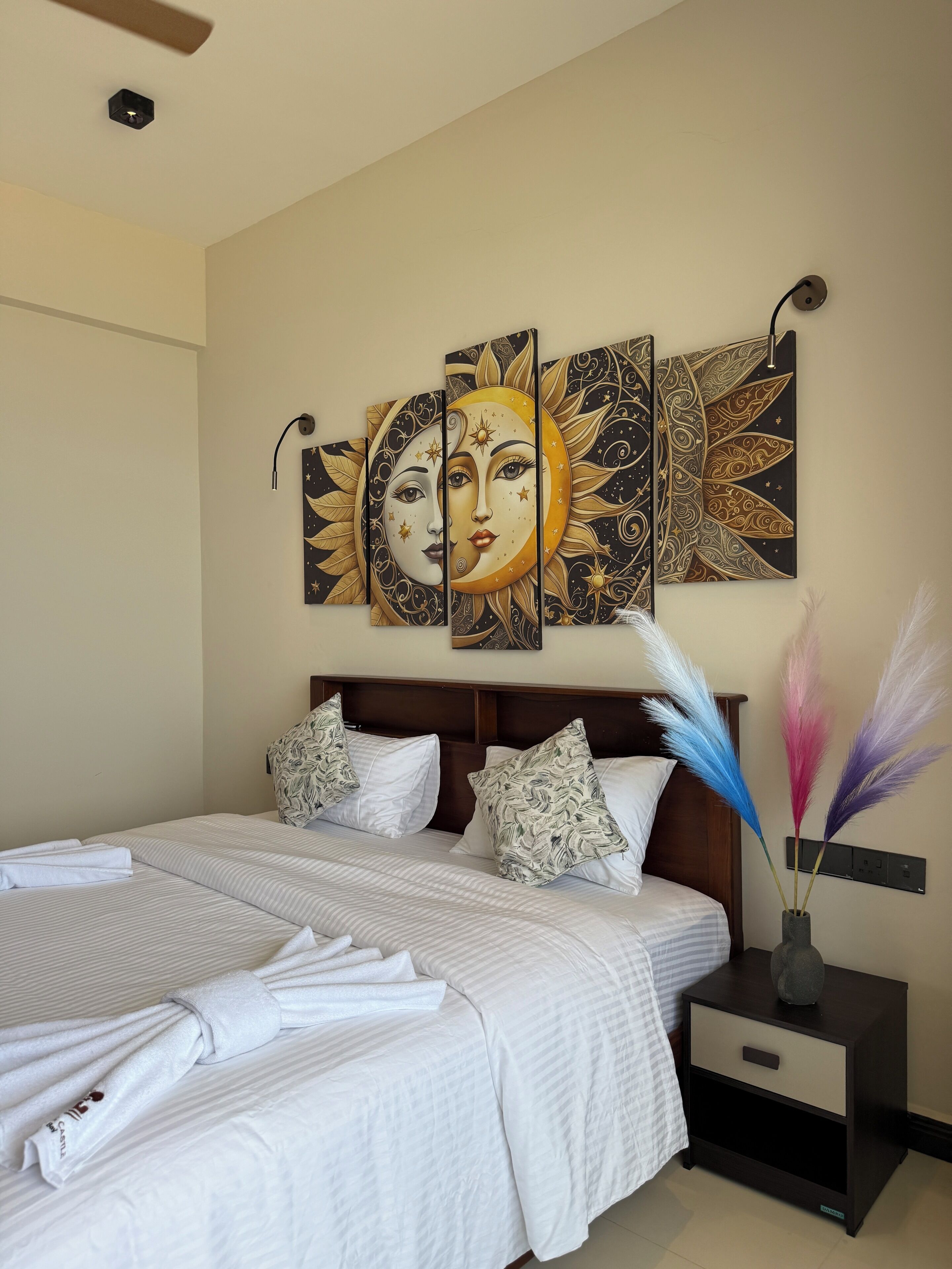 Deluxe Double Room, Balcony, City View | Desk, laptop workspace, WiFi