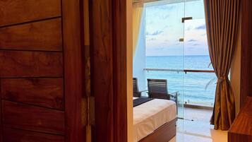 Habitación doble Deluxe, balcón, vista al mar