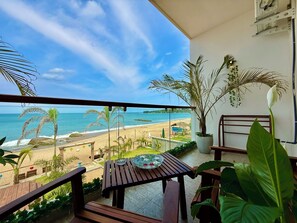Deluxe Double Room, Balcony, Sea View | Balcony view - Hotel Beach castle (Arugam Bay)