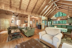 Cabin, 3 Bedrooms | Living area - Mountain Magic 3 Bedroom Cabin (Sevierville)