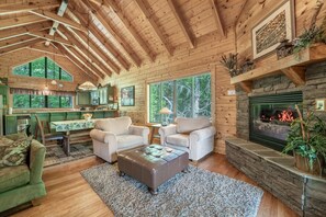 Cabin, 3 Bedrooms | Living area - Mountain Magic 3 Bedroom Cabin (Sevierville)