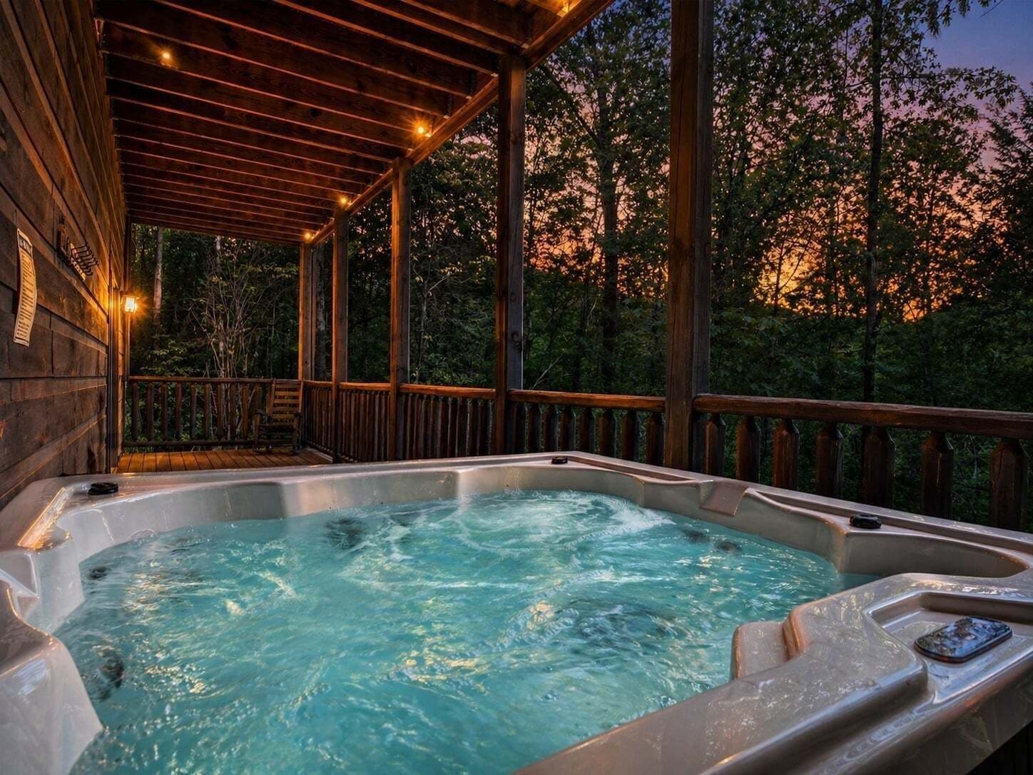 Cabane, 3 chambres | Bain à remous extérieur