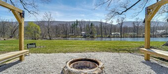 'slate Drake Cabin' on Penns Creek w/ Deck & BBQ