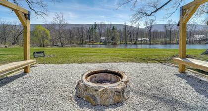 'slate Drake Cabin' on Penns Creek w/ Deck & BBQ