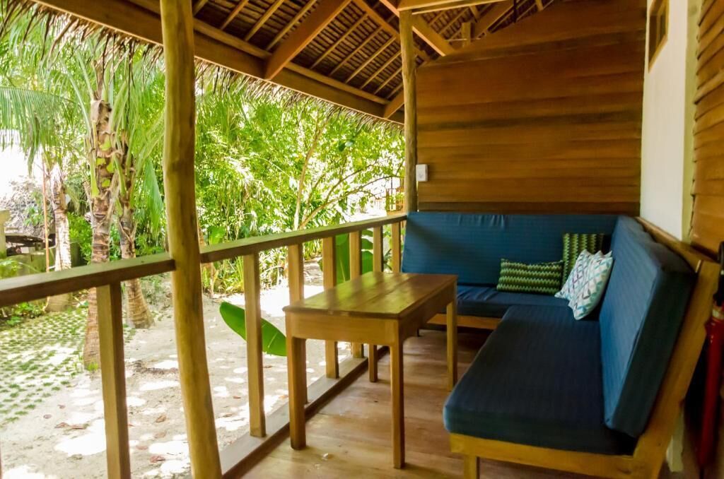 Bungalow, Air conditioning, Garden View | Terrace/patio