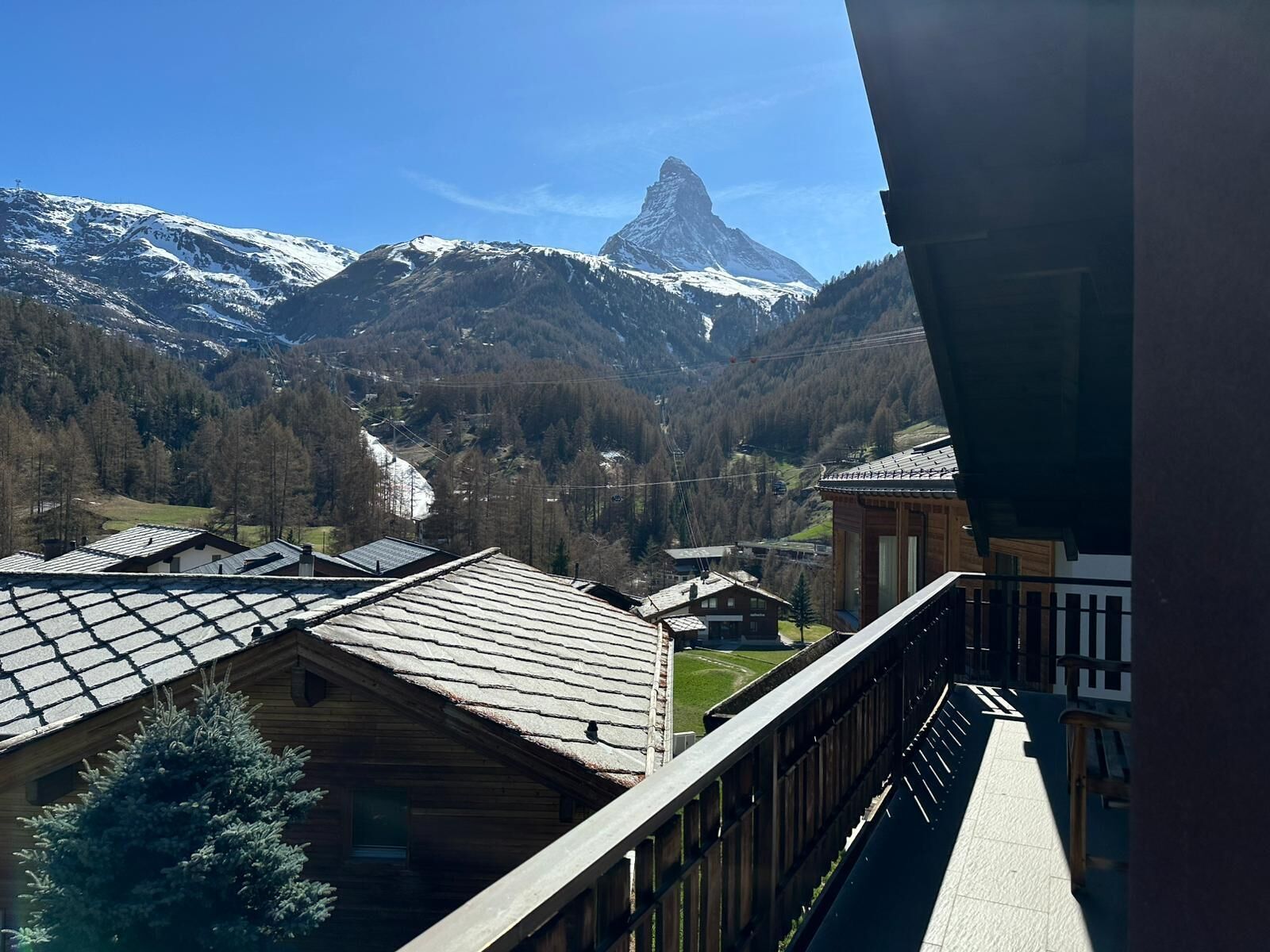 Vue depuis le balcon