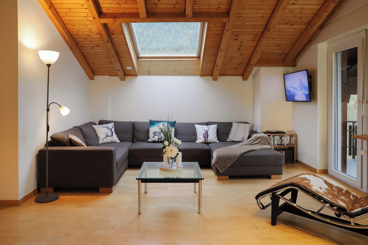 Appartement, balcon, vue montagne | Coin séjour