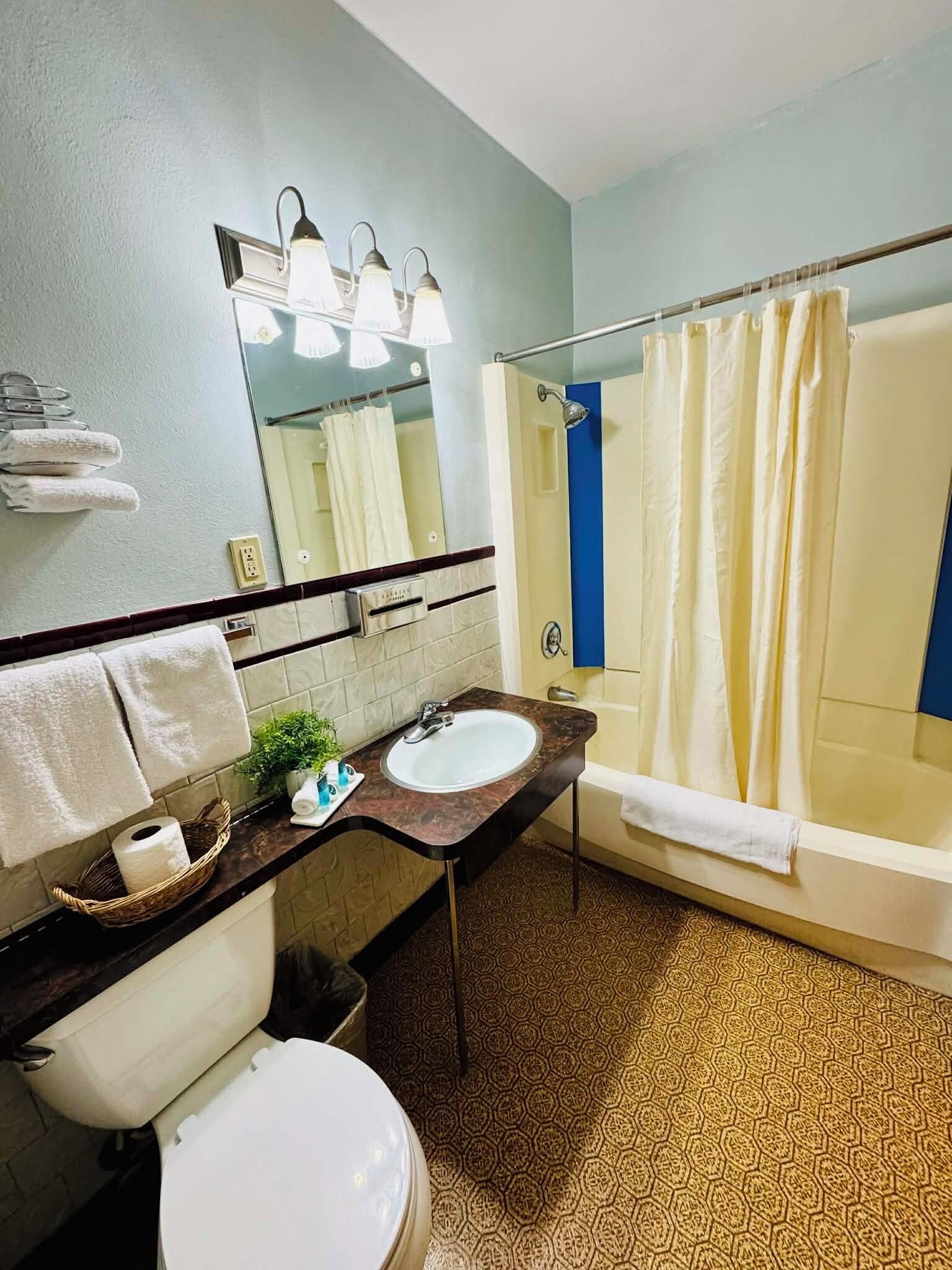 Chambre Standard, 1 grand lit | Salle de bain | Douche, serviettes fournies