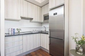 Fridge, microwave - Victoria XXV - Two Bedroom Apartment, Sleeps 4 (Malaga)