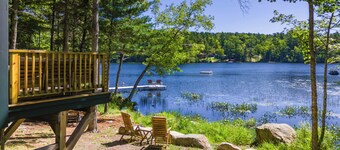 Luxury Lakefront Cabin in Hope - Close to Camden & Rockland