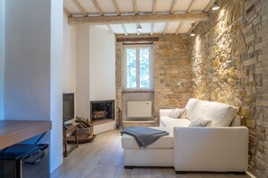 Suíte, vista para o jardim | Lounge