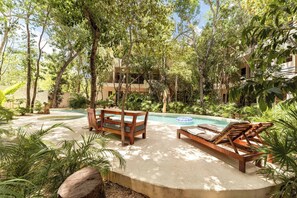 Pool - Luxe Ground-Floor 3BR Jungle Retreat & Plunge Pool (Tulum)