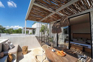 Outdoor dining - Seremonia  6BR Multi-Villa Combo w/ Pool & Jacuzzi (Tulum)