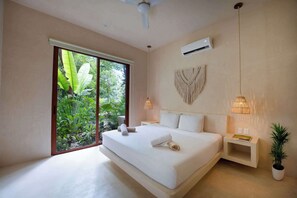 3 bedrooms, iron/ironing board, WiFi, bed sheets - Luxe Ground-Floor 3BR Jungle Haven & Plunge Pool (Tulum)