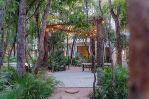 Terrace/patio - 3BR Ahal Holistika Oasis – Ground Floor + Plunge (Tulum)