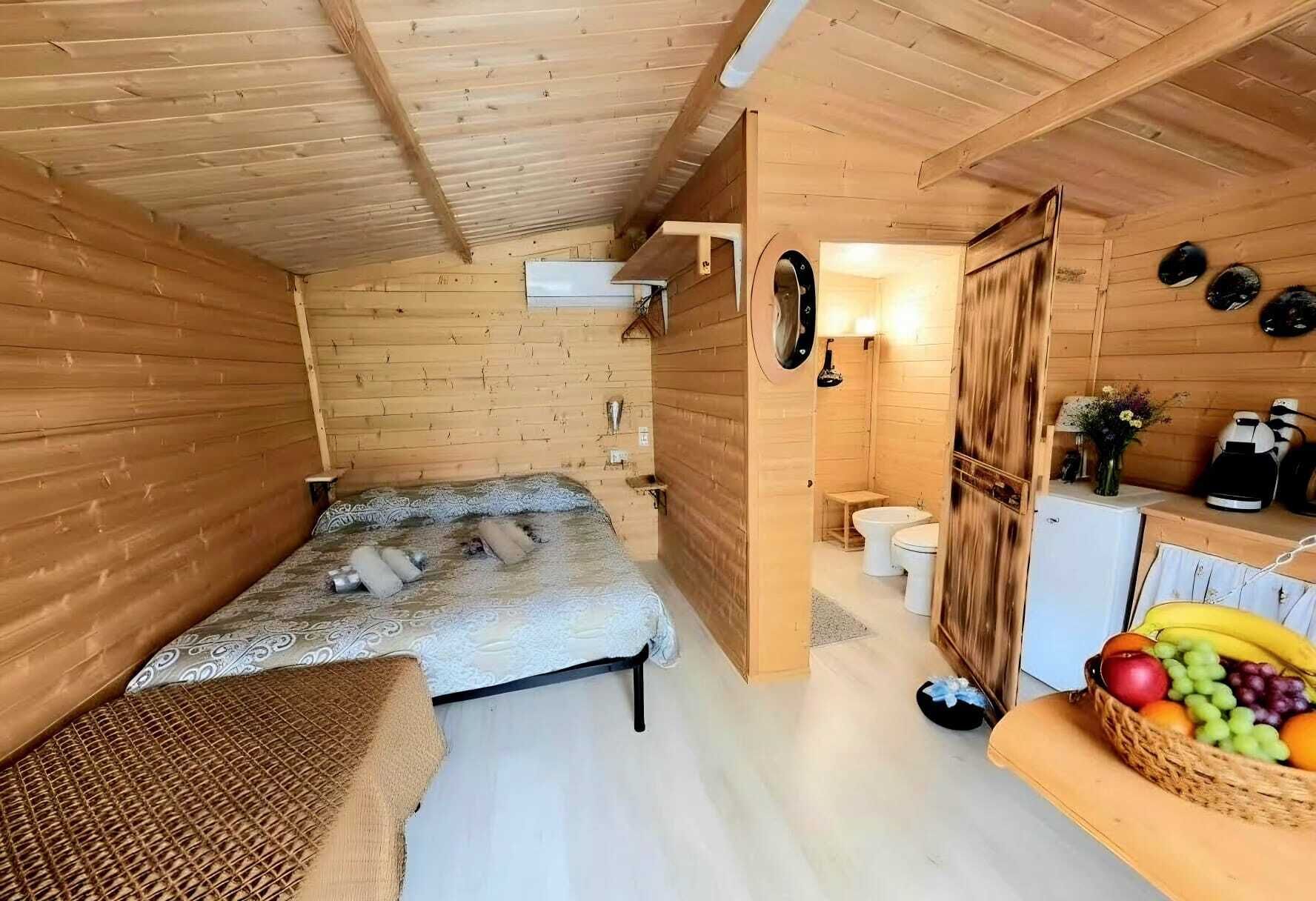 Bungalow, uitzicht op tuin