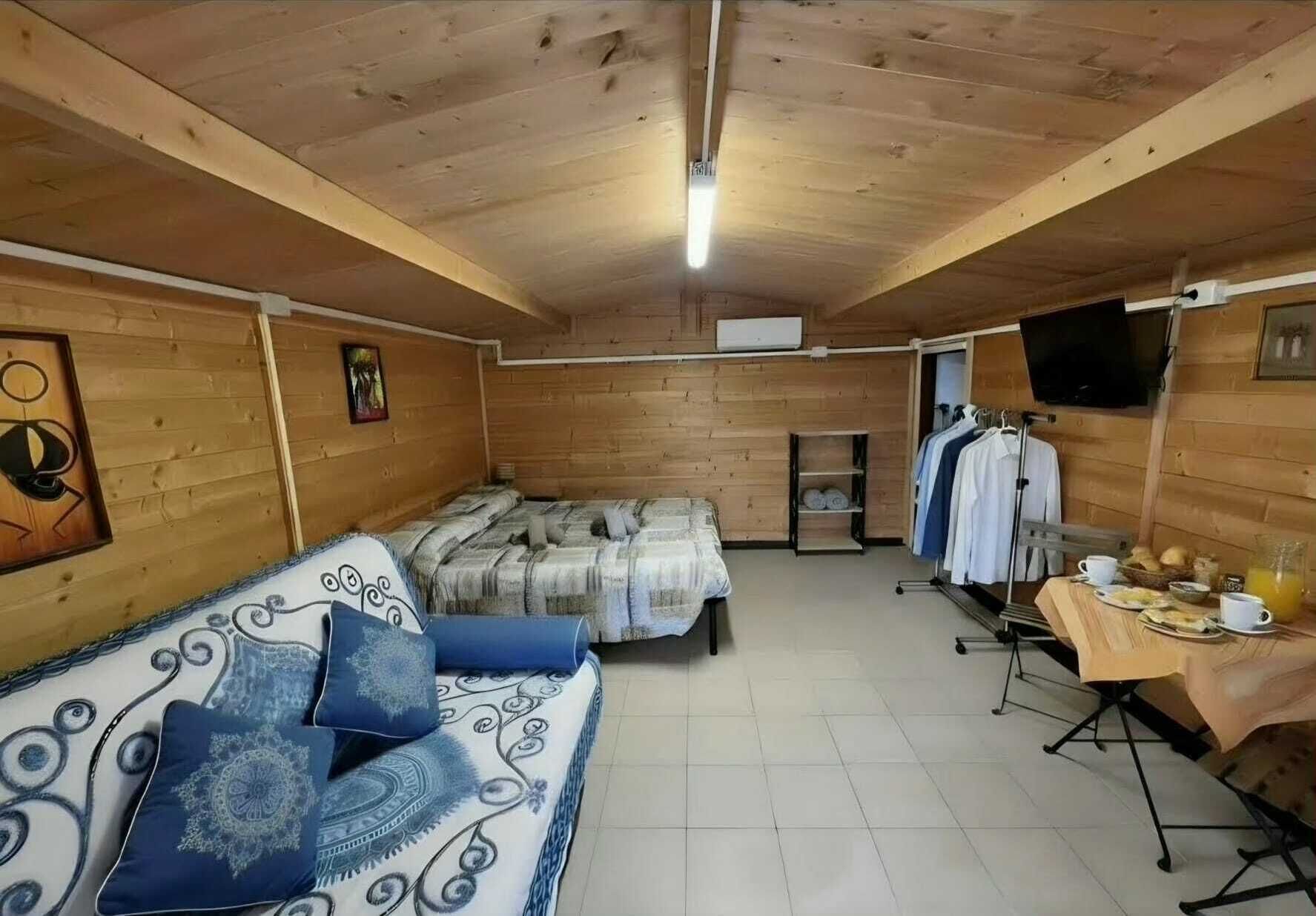 Familie bungalow, uitzicht op tuin