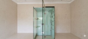 Camera doppia, vista montagna | Bagno