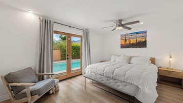 3 habitaciones, escritorio, wifi gratis y ropa de cama