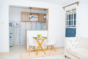 TV - A serene 1-bedroom apartment in Nairobi for your stay. (Nairobi)