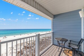 Townhome, Multiple Beds, Patio, Ocean View (17659 Front Beach Rd) | Property grounds - Beachfront Luxury! 4BR Townhouse W/pool & Stunning Gulf Views! Sleeps 10! (Panama City Beach)