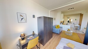 1 bedroom, iron/ironing board, WiFi, bed sheets - Modern City Stay apartment 4 min walk from Alexander Nevski (Sofia)