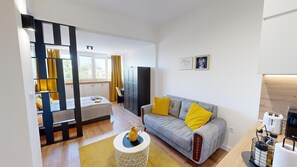 1 bedroom, iron/ironing board, WiFi, bed sheets - Modern City Stay apartment 4 min walk from Alexander Nevski (Sofia)