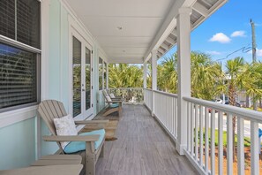 House, Multiple Beds, Pool Access, Pool View (222 Sands St) | Terrace/patio - Sands of Time! Private Pool! Dog Friendly! 600ft to Beach! Sleeps 18 (Panama City Beach)
