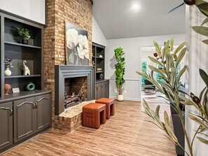 Interior - Fort Benning Spacious Pool Home PS5 BBQ Fireplace & More! Sleeps 14+ (Columbus)