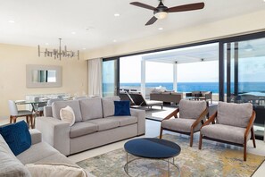 Living area -  Luxurious 5-Diamond Resort with 2 bedrooms at Villa La Valencia in Los Cabos. (San José del Cabo)