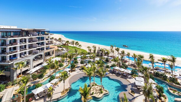 A resort with a pool, beach, and ocean view. -  Luxurious 5-Diamond Resort with 2 bedrooms at Villa La Valencia in Los Cabos. (San José del Cabo)