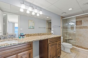 Condo, Multiple Beds, Balcony, Ocean View (Watercrest 1204) | Bathroom - Lets Do Sunset: Gulf-front 3BR Condo, Sleeps 8 (Panama City Beach)