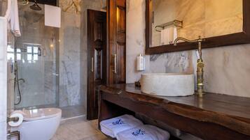 Habitación Deluxe doble, vistas al valle | Baño