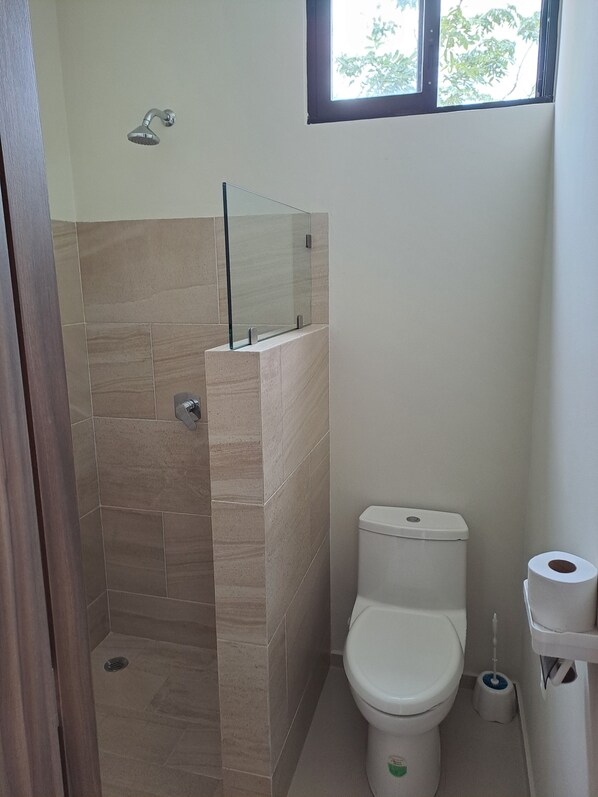 Towels, soap, toilet paper