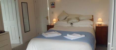 Comfort-Doppelzimmer, 1 Doppelbett, Gartenblick | Badezimmer