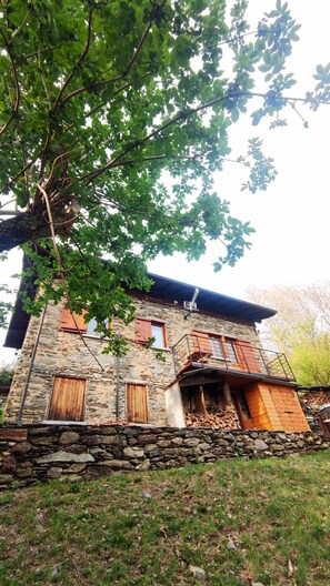 Exterior - Baita Carlito - Quiet and sunny setting overlooking the forest (Sueglio)