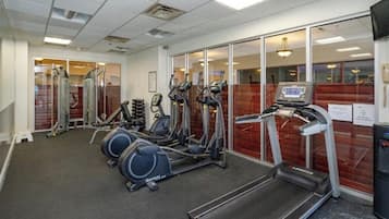 Apartament, 1 dormitori, accessible, piscina privada | Estudi de fitnes