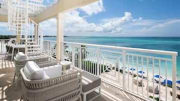 Luxury Villa, 1 Bedroom, Oceanfront | Terrace/patio