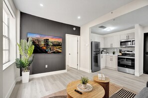 Fridge, microwave, oven, stovetop - Chic South Beach 2BR/2BA 1 Min Walk to Beach 302 (Miami Beach)
