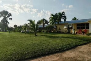 Property grounds - Private 3BR House, Pool, Spa, Tiki Oasis, Bikes (Cocoa Beach)