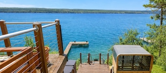 Seneca Lakefront | Hot Tub, Sauna & Epic Game Room / Bar