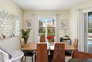 Dining - WOW! 6BR Pool Villa w/ Game Room Near Disney (Kissimmee)