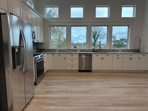 Private kitchen - new large home w/swimming pool, ocean views plenty of parking incredible sunsets (Cape May)