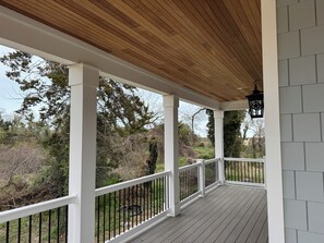 Terrace/patio - new large home w/swimming pool, ocean views plenty of parking incredible sunsets (Cape May)
