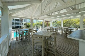 Outdoor dining - Palm Harbor Beach House | Community Pool, Marina | Beach Gear & Ping Pong Table | My Beach Getaways (Orange Beach)