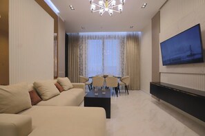 Living area - Nest One sky premium apartment in Tashkent city (Tashkent)