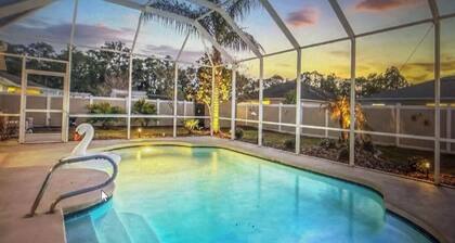 3-bedroom heated Pool house in beautiful Palm Coast/Flagler Beach